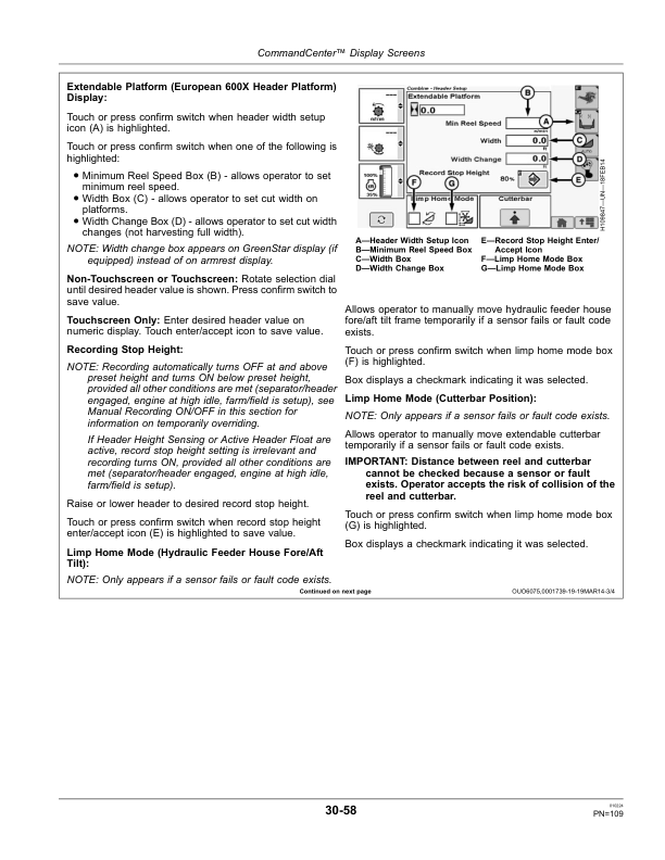 John Deere S650, S660, S670, S680 & S690 Combines North America (775001-785000) Operator’s Manual (OMHXE75764) Workshop Guide