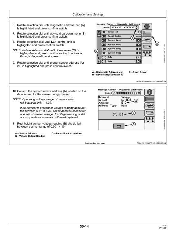 John Deere 600FD Series Flexible Draper PlatformsExport Edition (785001- ) Operator’s Manual (OMHXE90220) Workshop Guide