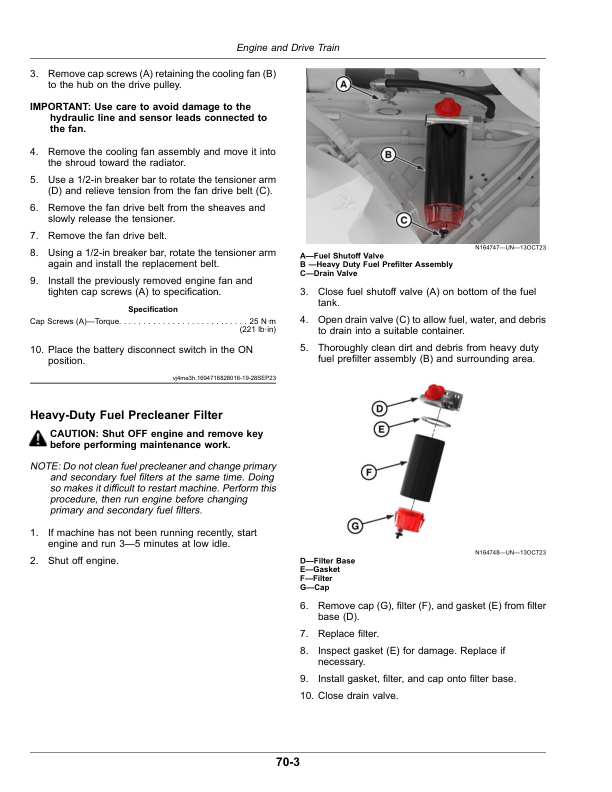 John Deere CP550 Cotton Picker Operator’s Manual (OMKK123908) Workshop Guide