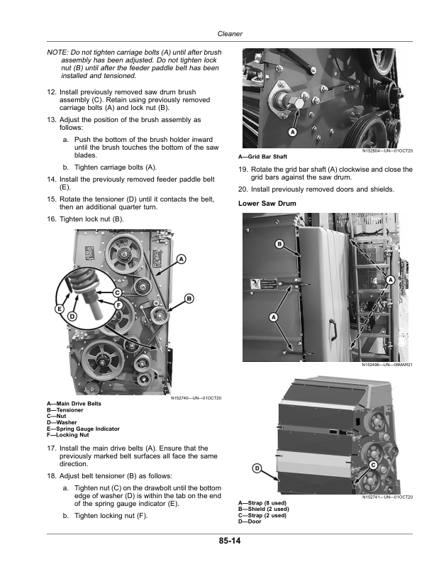 John Deere CS770 Operator’s Manual (OMKK125755) Workshop Guide