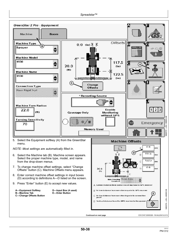 John Deere R4030, R4038 & R4045 Self-Propelled Sprayer/Spreaders (North American) Operator’s Manual (OMKK31868) Workshop Guide