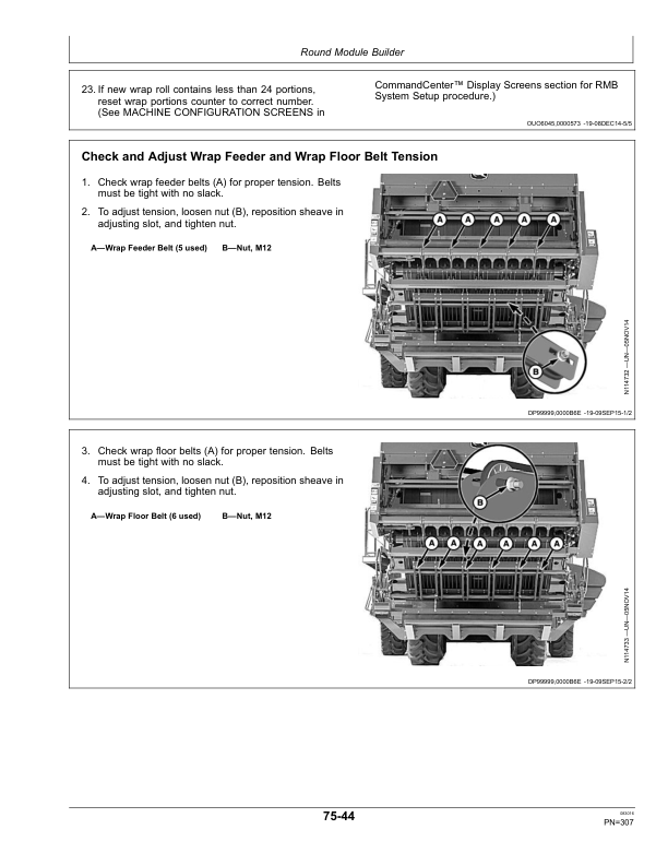John Deere CP690 Cotton Picker (North American) Operator’s Manual (OMKK33813) Workshop Guide