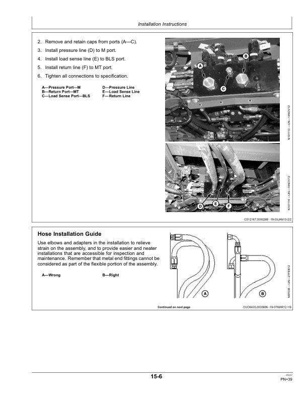 John Deere DN456 & DN485 Dry Spinner Spreaders Operator’s Manual (OMKK39700) Workshop Guide