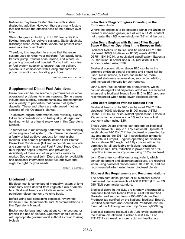 John Deere M4025 Self-Propelled Sprayer (190000-) (Worldwide) Operator’s Manual (OMKK57228) Workshop Guide