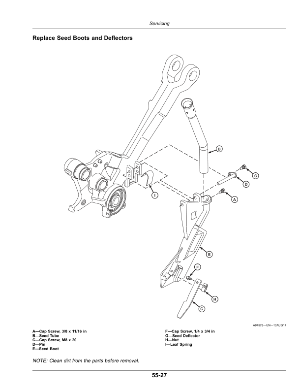 John Deere 1590 Grain Drill (795101-) (North America) Operator’s Manual (OMKK82218) Workshop Guide