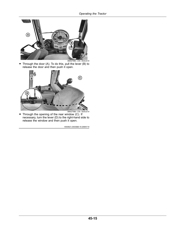 John Deere 6135M, 6150M, 6170M, 6190M, 6210M Tractors Operator’s Manual (OML224046) Workshop Guide