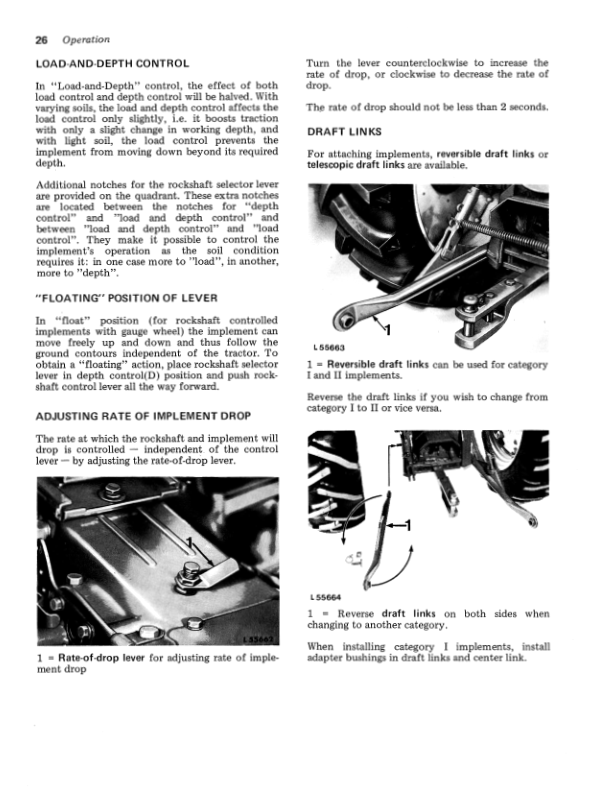 John Deere 2030, 2130 Tractors Operator’s Manual (OML30266) Workshop Guide