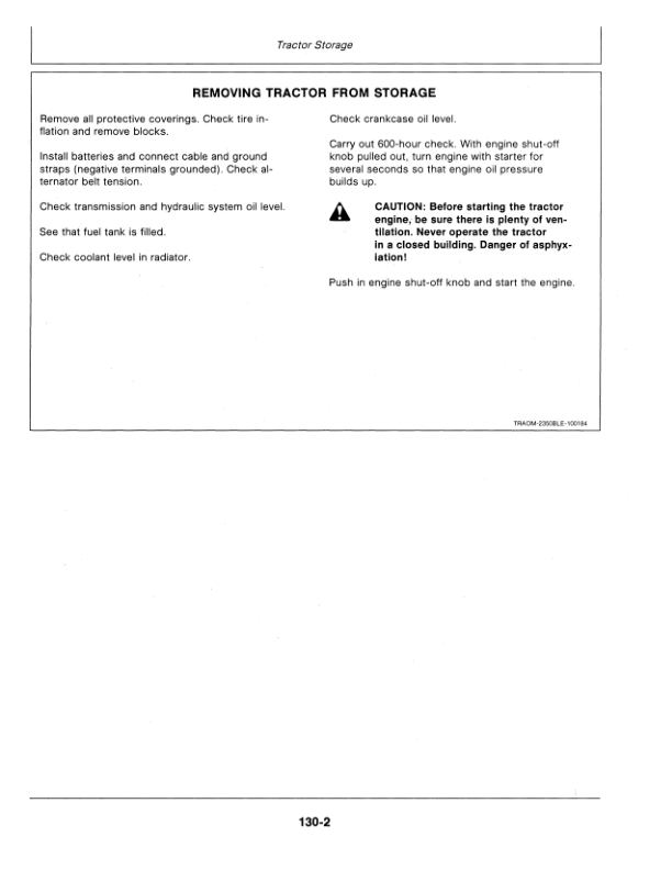 John Deere 2950 Tractor Operator’s Manual (OML39652) Workshop Guide