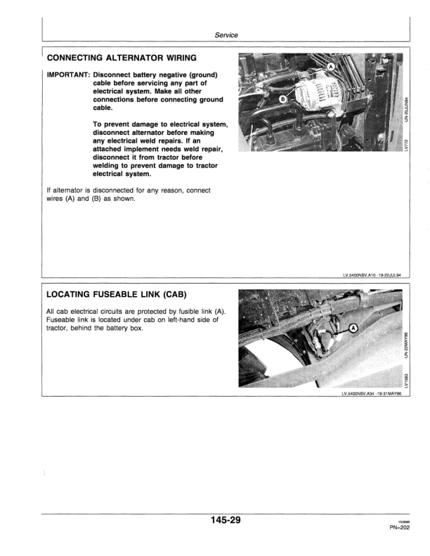 John Deere 5400N, 5500N Tractors Operator’s Manual (OMLV61084) Workshop Guide