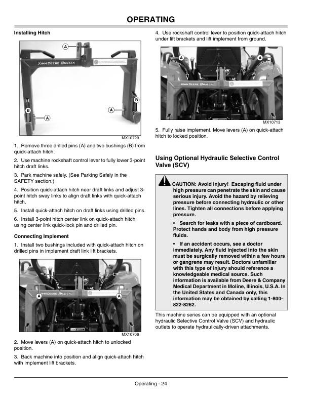 John Deere 4010 Compact Utility Tractor (110001 – ) Operator’s Manual (OMLVU13325) Workshop Guide