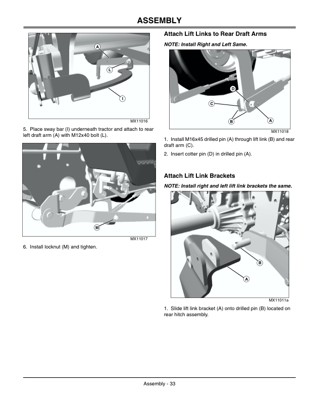 John Deere 54-, 60-In. Mid-Mount Mowers for 4010 CUT Operator’s Manual (OMLVU14314) Workshop Guide