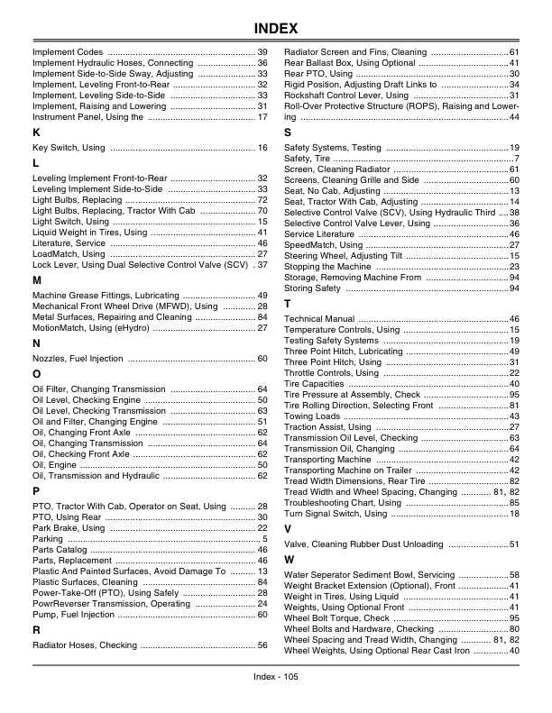 John Deere Compact Utility Tractors 3320 – (100001-330001) 3520 – (100001-358001) 3720 – (100001-380001) European Edition Operator’s Manual (OMLVU17940) Workshop Guide