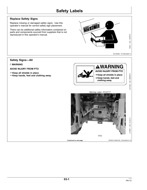 John Deere 3033R, 3039R & 3046R Compact Utility Tractors (North American) Operator’s Manual (OMLVU28866) Workshop Guide