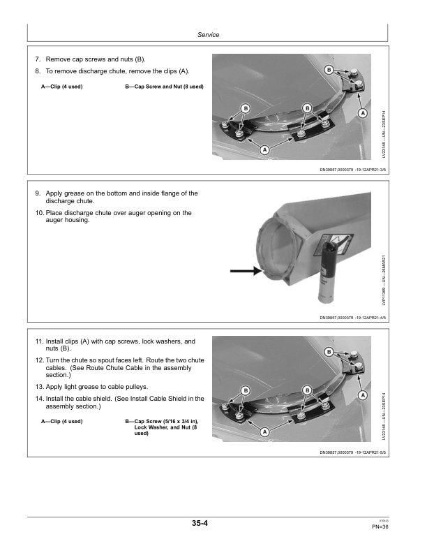 John Deere 47, 54, 59, 60 Inch Snowblower (130001-) (North America) Operator’s Manual (OMLVU31082) Workshop Guide
