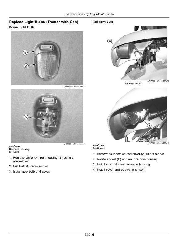 John Deere 3033R, 3039R & 3046R Tractors (Export to Japan) Operator’s Manual (OMLVU35706) Workshop Guide