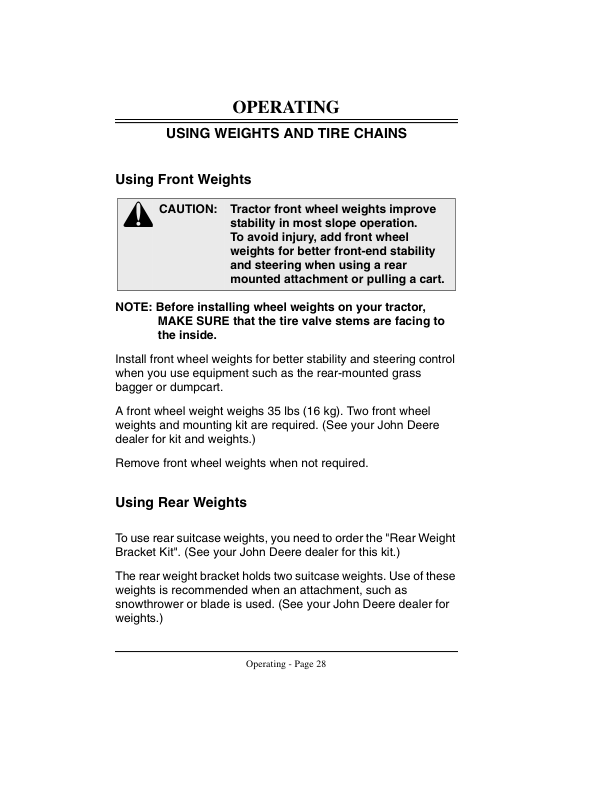 John Deere LX172, LX176, LX178 & LX188 Lawn Tractors Operator’s Manual (OMM120367) Workshop Guide