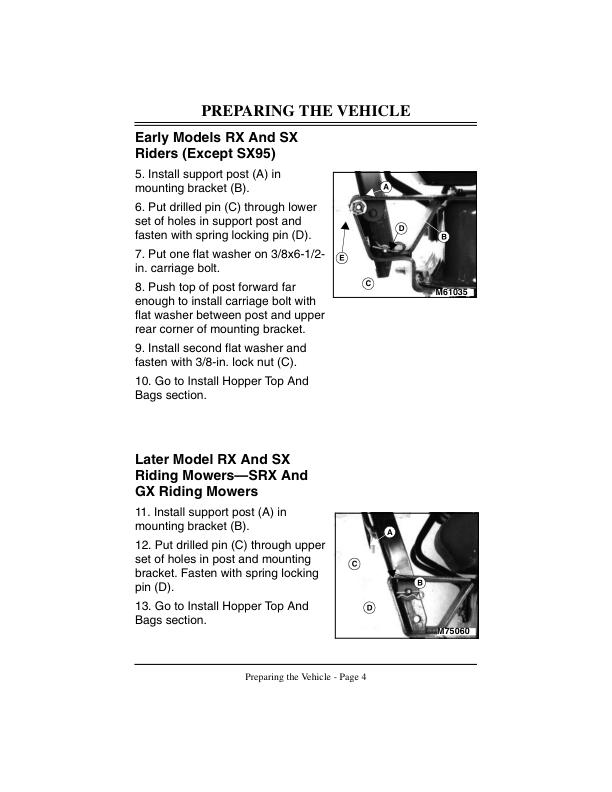 John Deere 2-Bag Grass Bagger Operator’s Manual (OMM121743) Workshop Guide