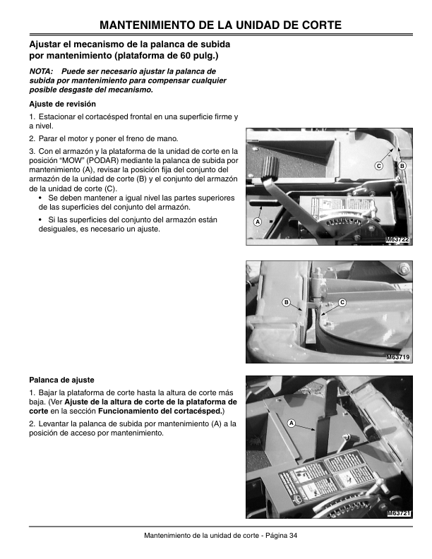 John Deere 48-, 54-, 60-In. Side Discharge Mowers for ZTRAK Front Mowers (010001-) Operator’s Manual (OMM137692) Workshop Guide