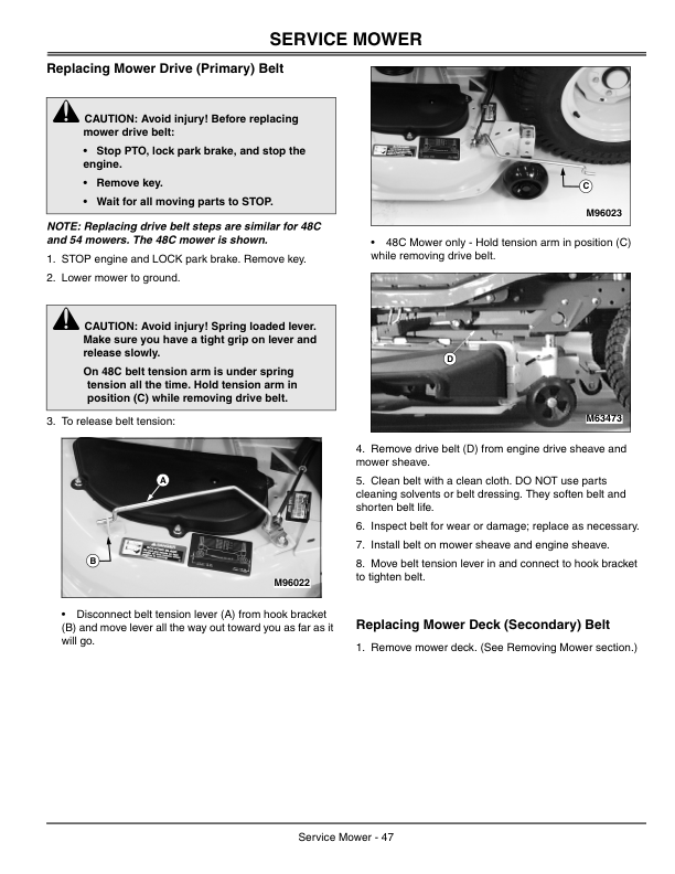 John Deere 355D Lawn & Garden Tractors (085001-) Operator’s Manual (OMM141524) Workshop Guide