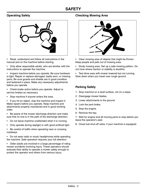 John Deere 42C Mower Deck (035001-) Operator’s Manual (OMM142636) Workshop Guide