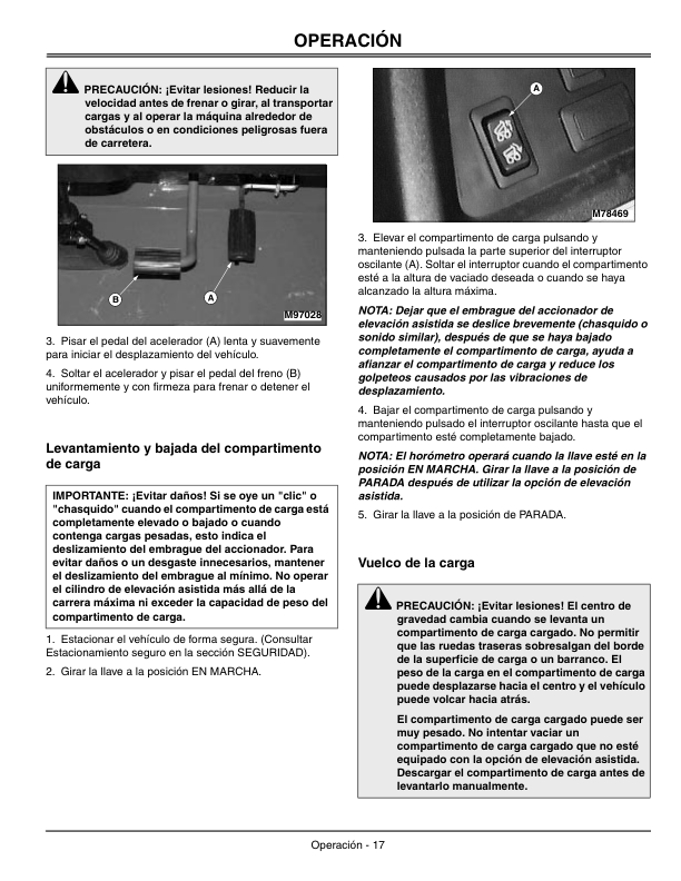 John Deere 6×4 Worksite Gator Utility Vehicle North America (001001-068204) Operator’s Manual (OMM144136) Workshop Guide