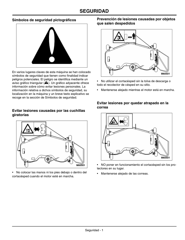 John Deere 48, 54 Inch Mower Decks Operator’s Manual (OMM145185) Workshop Guide