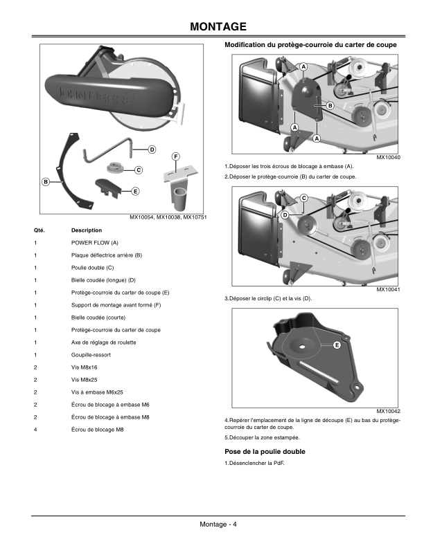 John Deere PowerFlow C Series HP for 48C Mowers Operator’s Manual (OMM151021) Workshop Guide