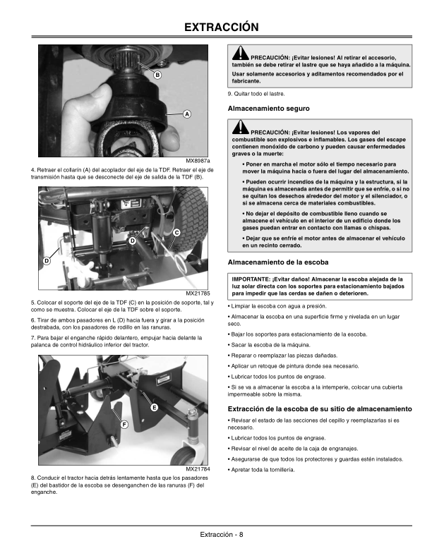 John Deere 52 Broom (010001-) Operator’s Manual (OMM152840) Workshop Guide