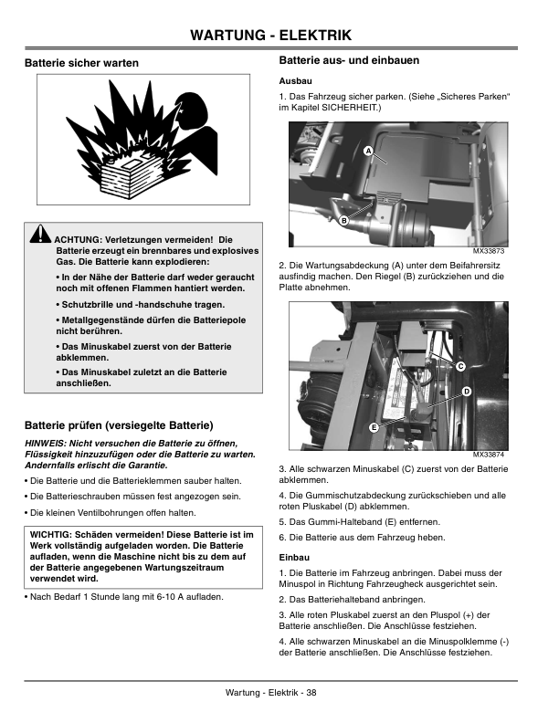 John Deere TX Gator Utility Vehicle Export Edition (030001-050000) Operator’s Manual (OMM158209) Workshop Guide