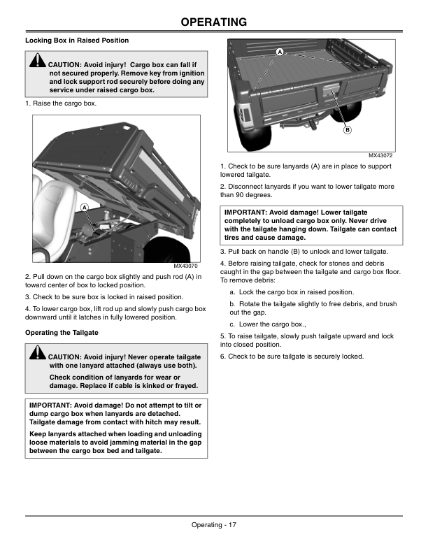 John Deere TX Turf Gator Utility Vehicle Export Edition (050001-070000) Operator’s Manual (OMM159429) Workshop Guide