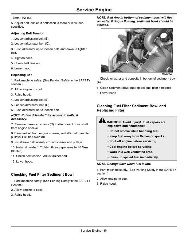 John Deere Select Series Tractor – X740, X744, X748, X749 (070001-) Operator’s Manual (OMM164430) Workshop Guide