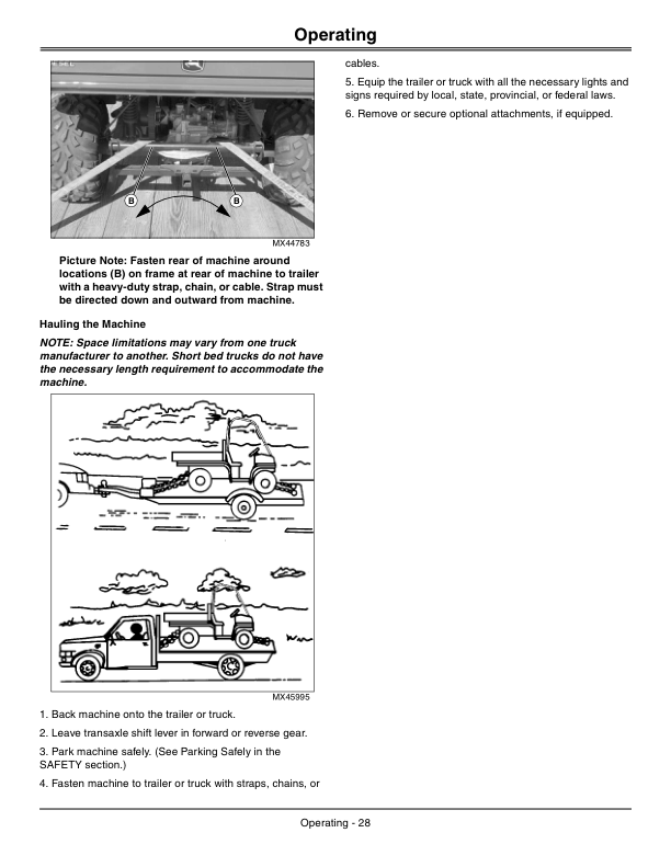 John Deere HPX 4×4 Diesel Gator Utility Vehicle Export Edition (100001-110000) Operator’s Manual (OMM165102) Workshop Guide
