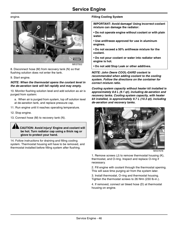 John Deere M-Gator A1 Utility Vehicles North America (090001-130000) Operator’s Manual (OMM171872) Workshop Guide