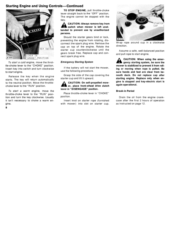 John Deere 19, 21-Inch Rotary Mower (150001-) Operator’s Manual (OMM46022) Workshop Guide