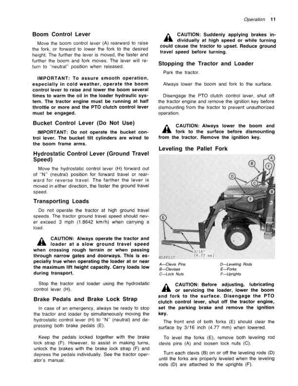 John Deere 20 Loader Operator’s Manual (OMM49118) Workshop Guide