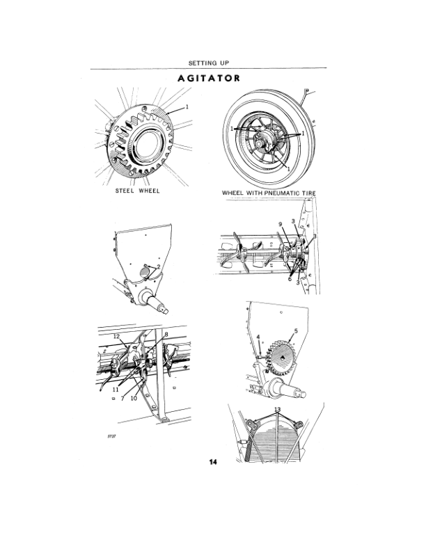 John Deere Van Brunt Model H Lime Distributor Operator’s Manual (OMM5358) Workshop Guide