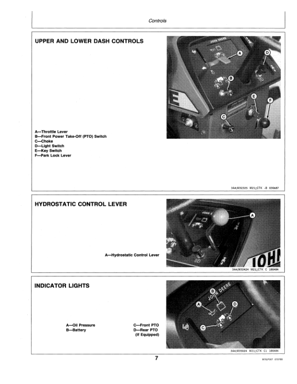 John Deere 316, 318, 420 Lawn & Garden Tractors (475001-) Operator’s Manual (OMM79598) Workshop Guide