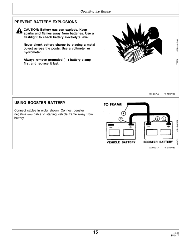 John Deere 675B Skid Steers Operator’s Manuals (OMM79635) Workshop Guide