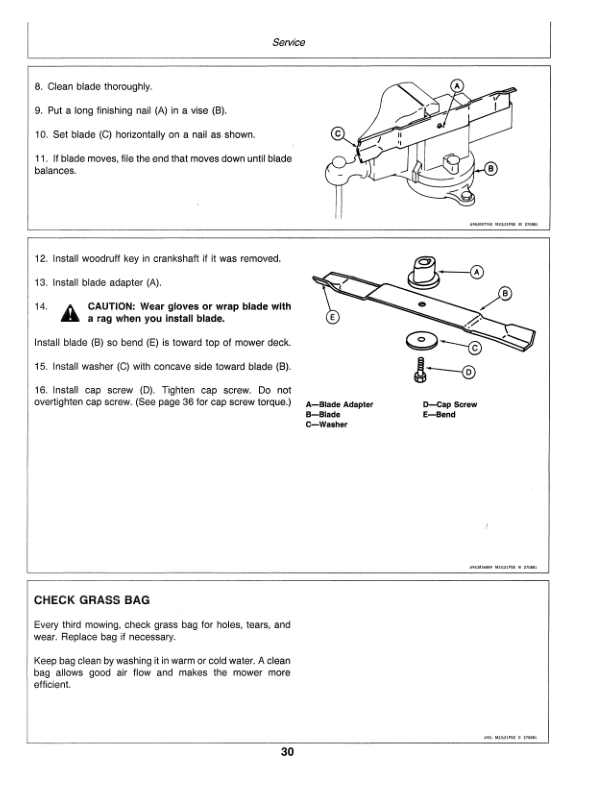 John Deere 21SP Walk-Behind Rotary Mower Operator’s Manual (OMM83867) Workshop Guide