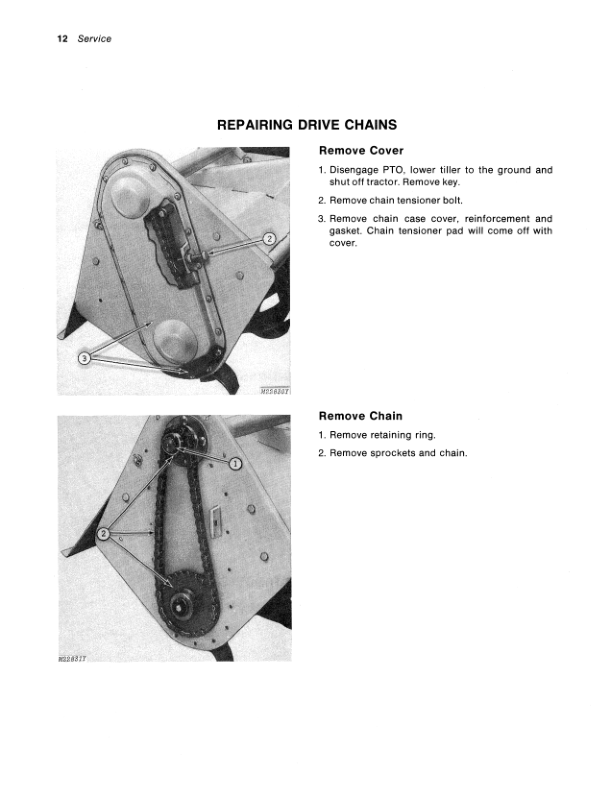 John Deere 40 Rotary Tiller (450551-) Operator’s Manual (OMM83881) Workshop Guide