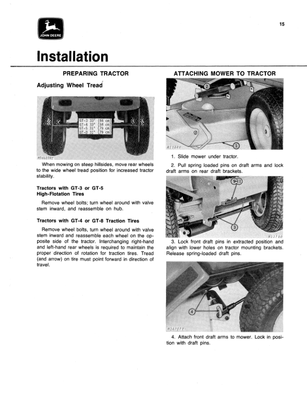 John Deere 39 Rotary Mower (190001-) Operator’s Manual (OMM86121) Workshop Guide