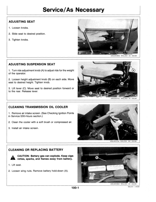 John Deere F910, F930 Front Mowers Operator’s Manual (OMM86924) Workshop Guide