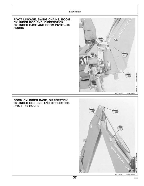 John Deere 8A Backhoe Operator’s Manual (OMM93626) Workshop Guide