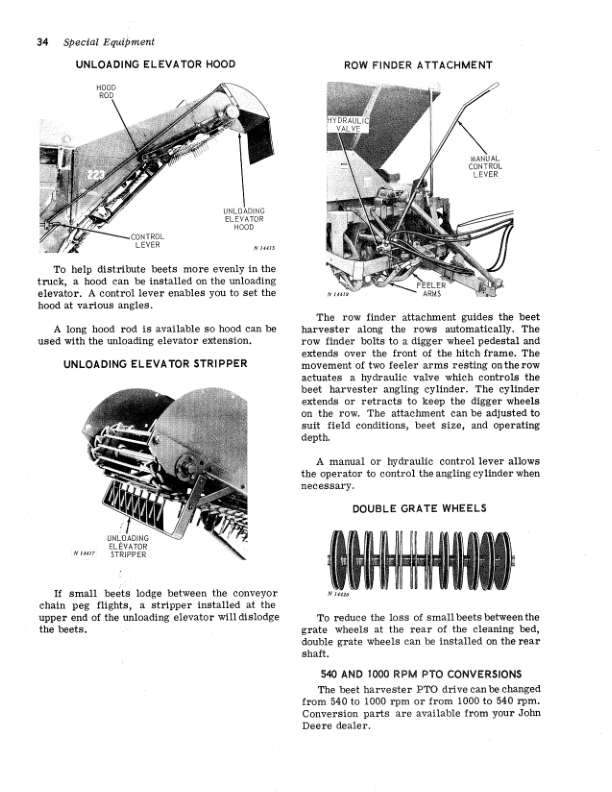 John Deere 223 Beet Harvester Operator’s Manual (OMN159027) Workshop Guide