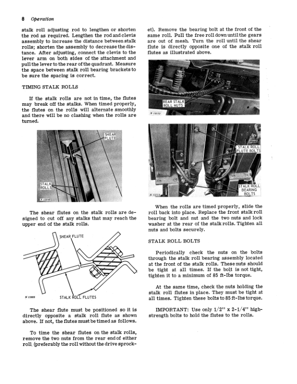John Deere 234 Corn Attachment, Combines Operator’s Manual (OMN159077) Workshop Guide