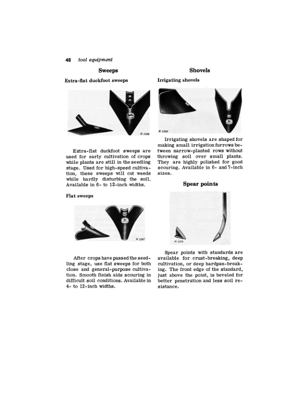 John Deere RG4, RG430, RG630 Row-Crop Cultivators Operator’s Manual (OMN159094) Workshop Guide