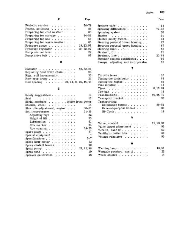 John Deere 600, 700, 734 Hi-Cycle Tractor Operator’s Manual (OMN159110) Workshop Guide