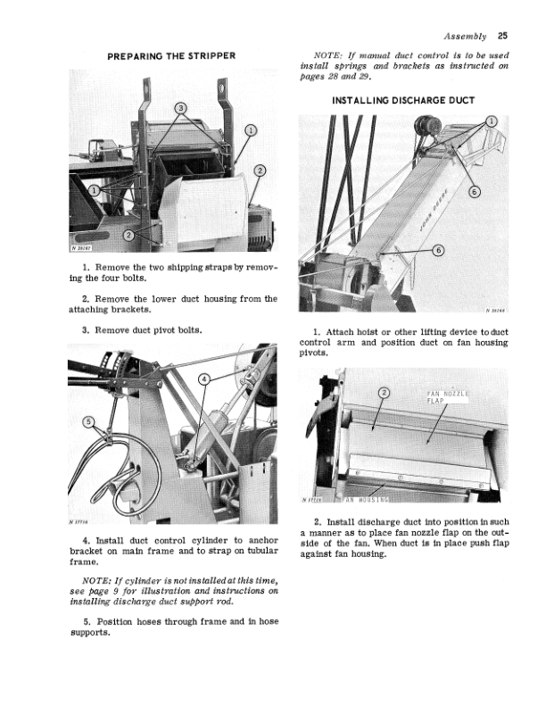 John Deere 33 Cotton Stripper Operator’s Manual (OMN159141) Workshop Guide