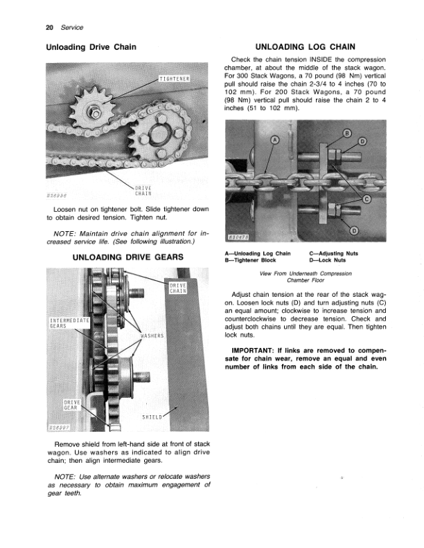 John Deere 200 & 300 Stack Wagons Operator’s Manual (OMN159362) Workshop Guide