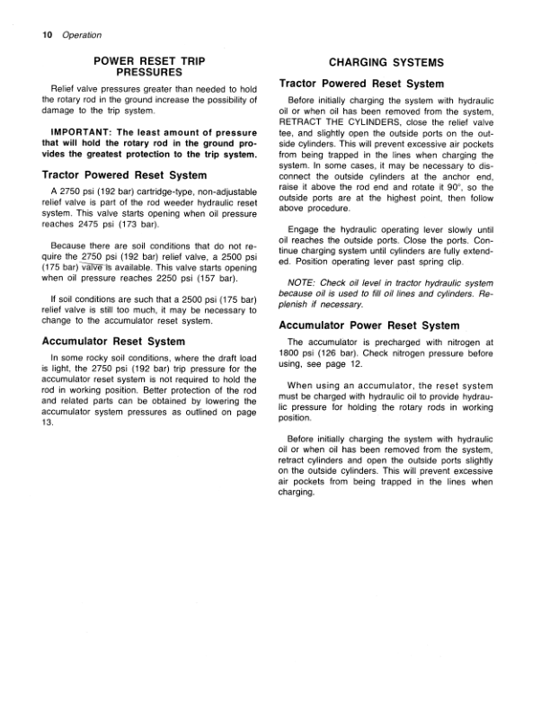 John Deere 800 Rod Weeder Operator’s Manual (OMN159404) Workshop Guide